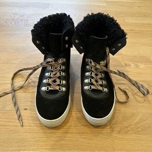 Sam Edelman Luther Hightop Sneaker Black Size 7.5